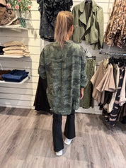 Oliva Skjorta Camo Khaki