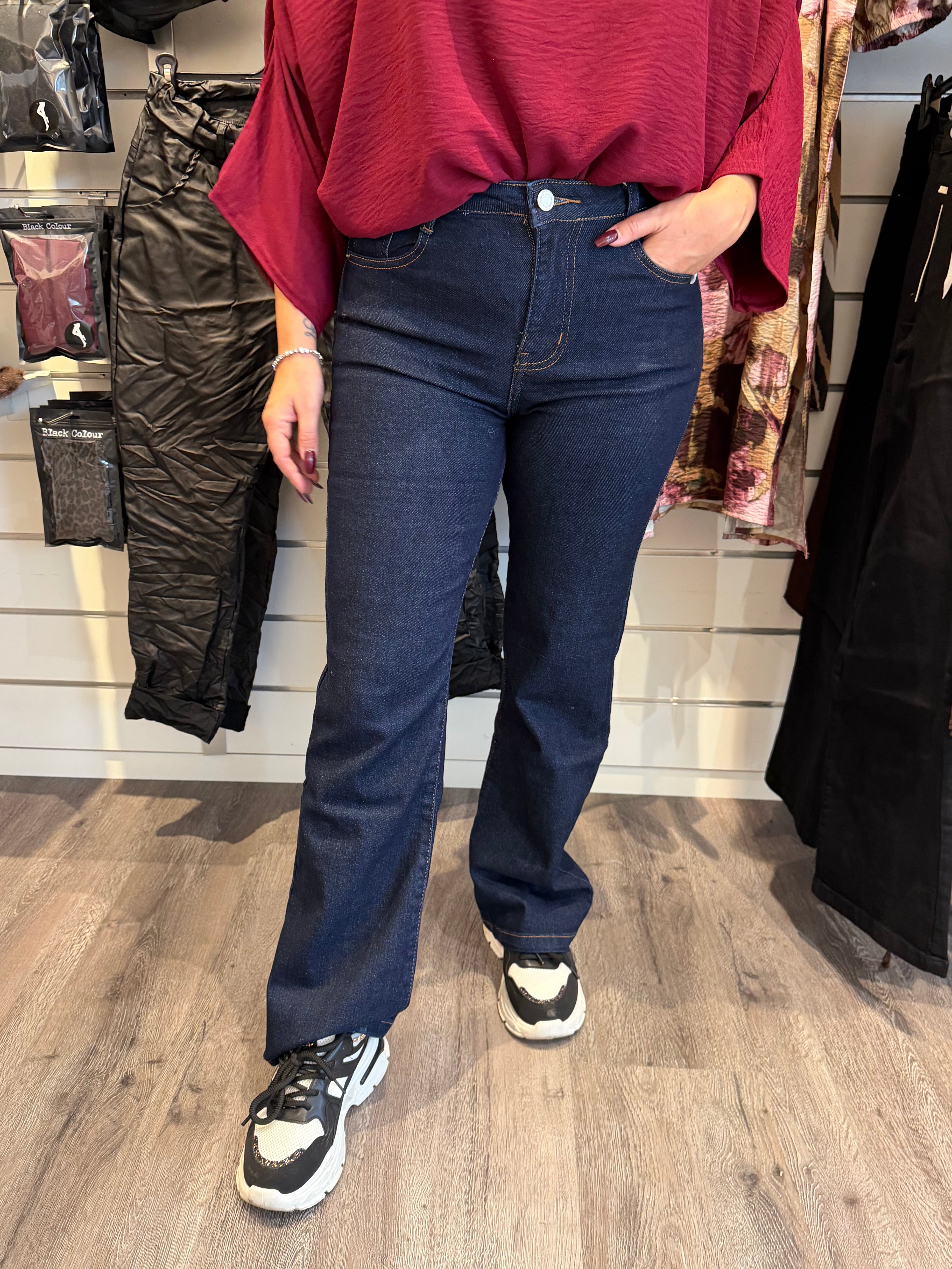 Foly Jeans Y16163T Mörkdenim