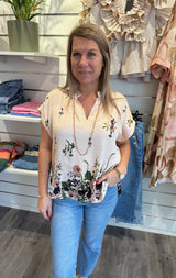 BCBeatrix  Blus  Flower Creme
