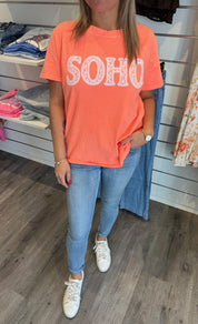 Belina Tshirt Orange Fluo