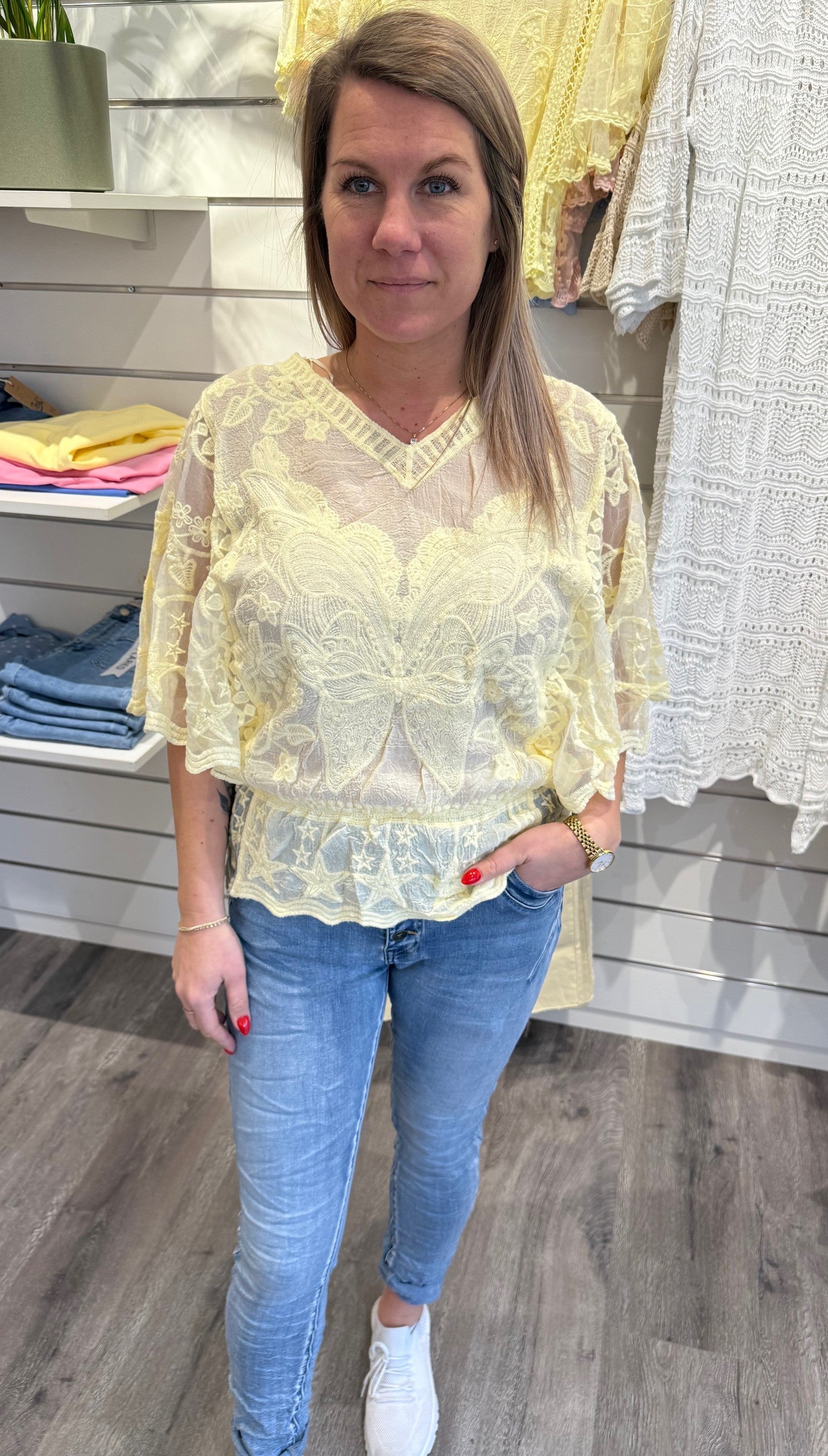 Butterfly - Spetstopp - Gul