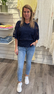 Butterfly - Spetstopp - Navy