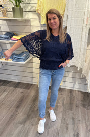 Butterfly - Spetstopp - Navy