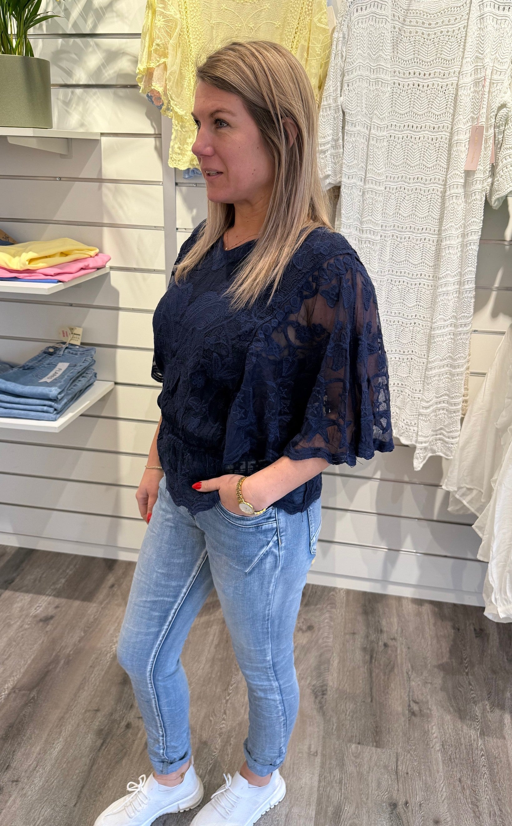 Butterfly - Spetstopp - Navy