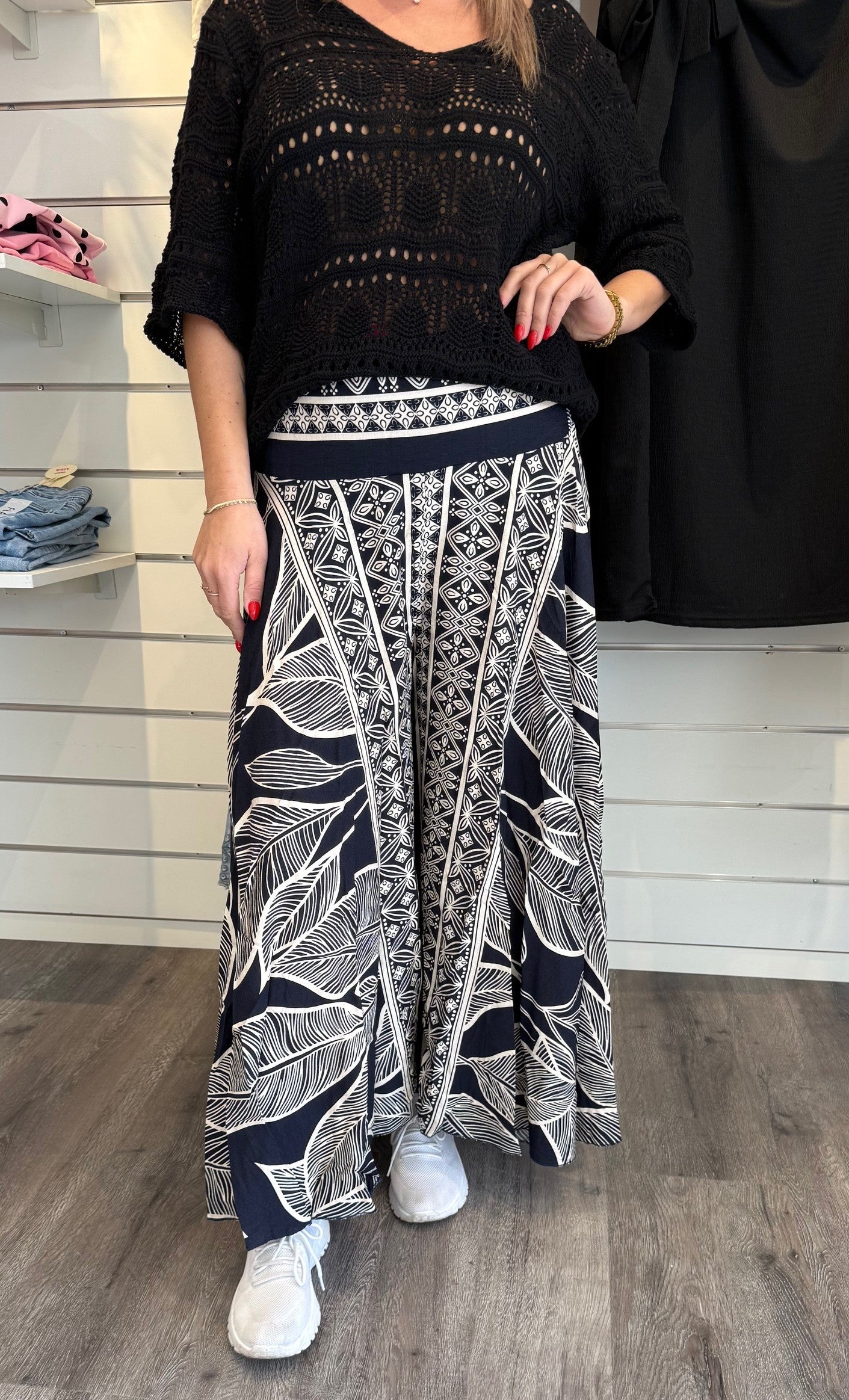 Ulrika- Vida byxor- Navy