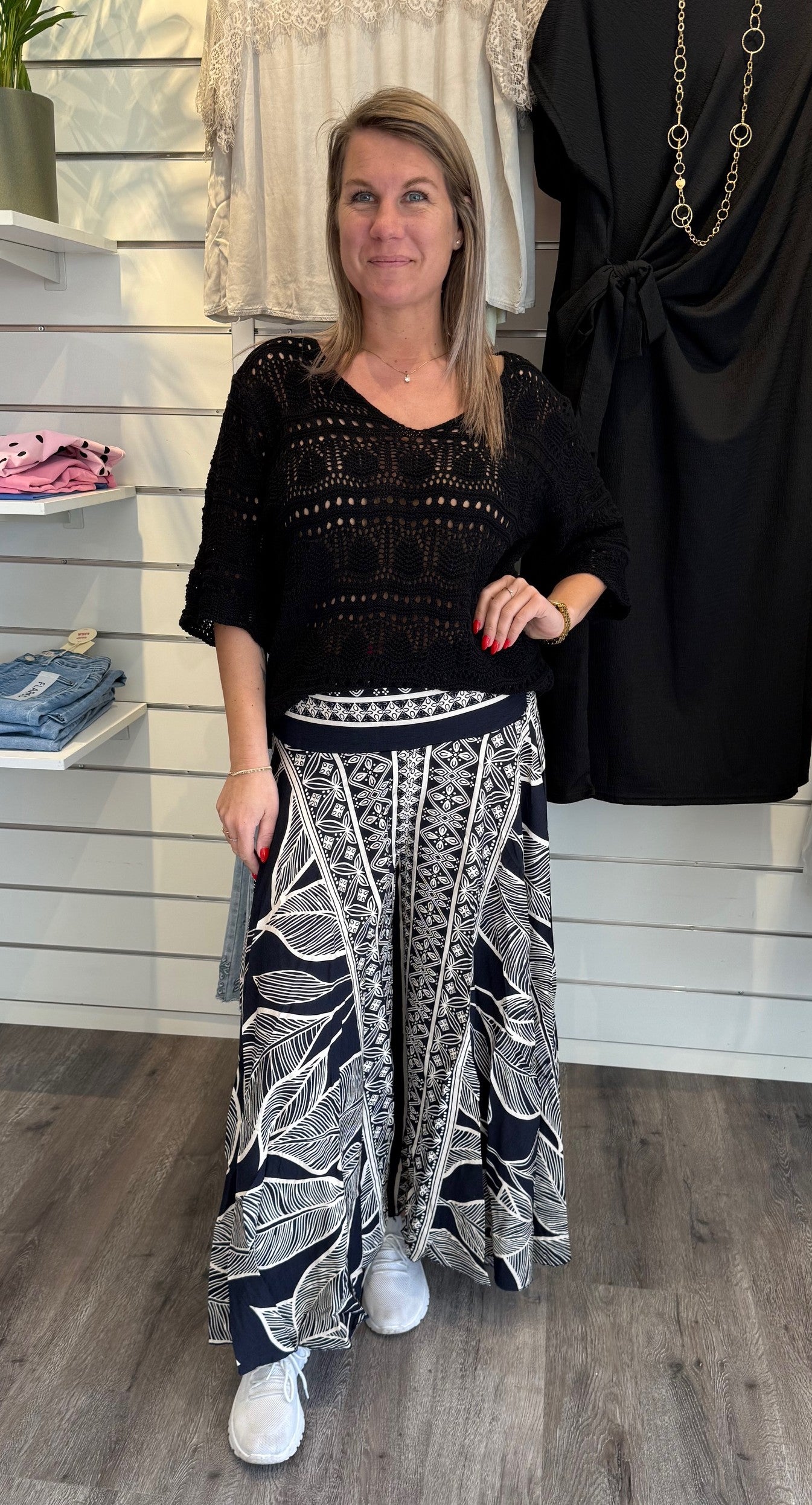 Ulrika- Vida byxor- Navy