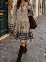 Enya Klänning Beige