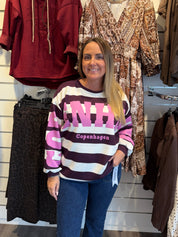 Nerina  Sweatshirt Copenhagen -Bordo