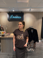 Linda Tshirt Scooter  Choco