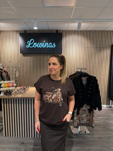 Linda Tshirt Scooter  Choco