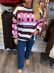 Nerina  Sweatshirt Copenhagen -Bordo