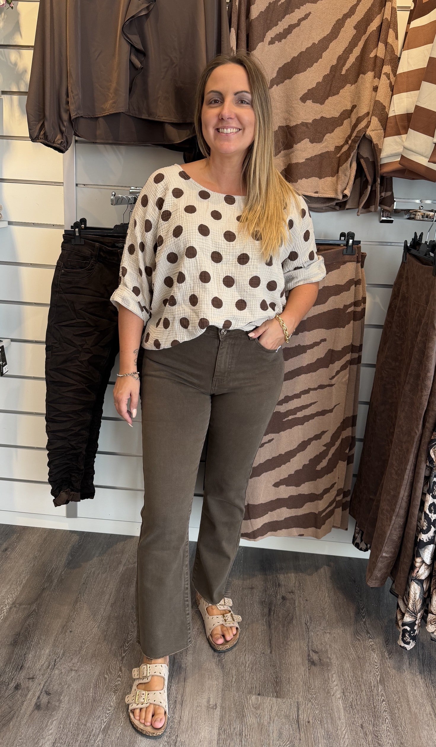 Carla bomullstopp prickar creme