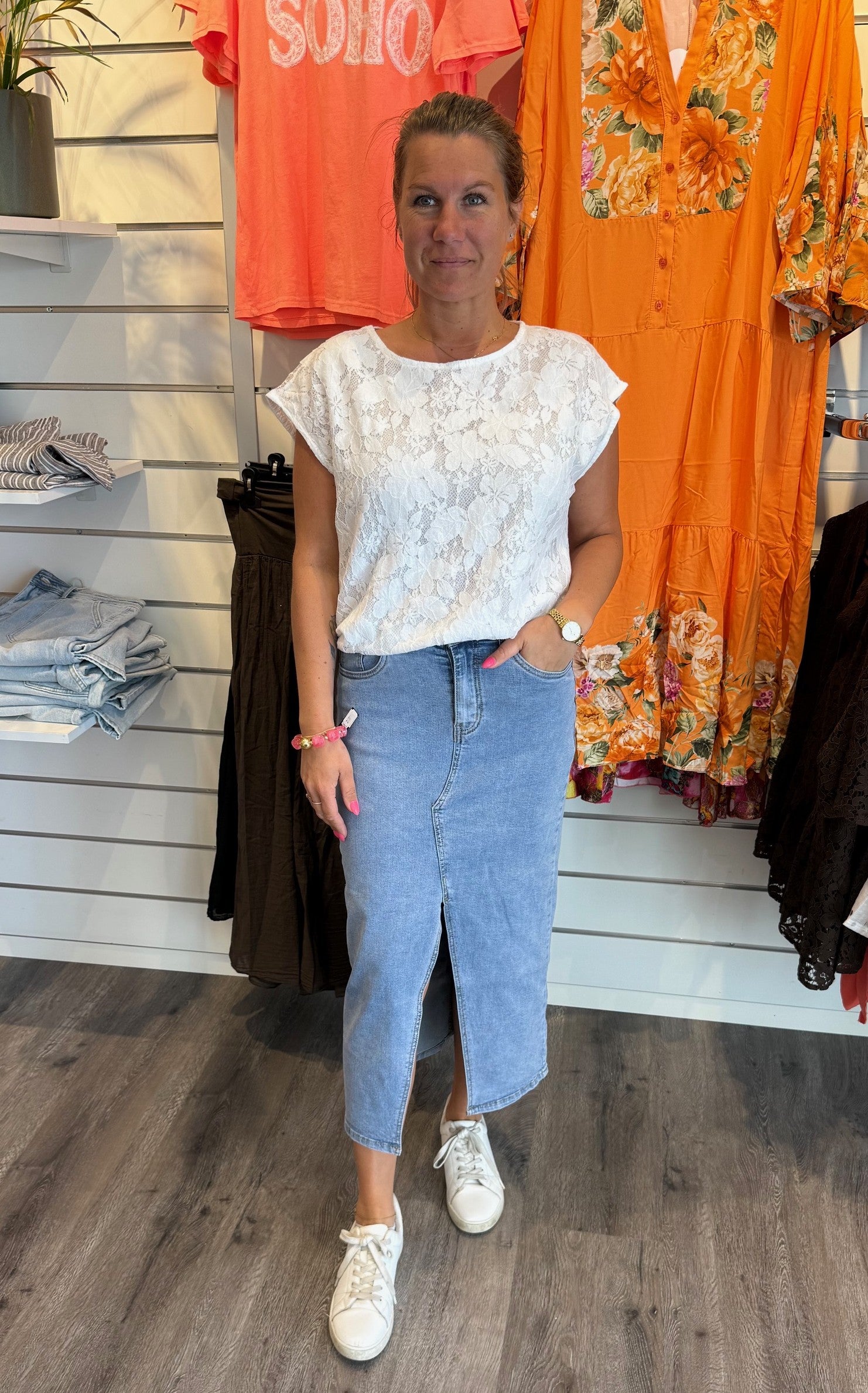 Cassie Jeanskjol Denim
