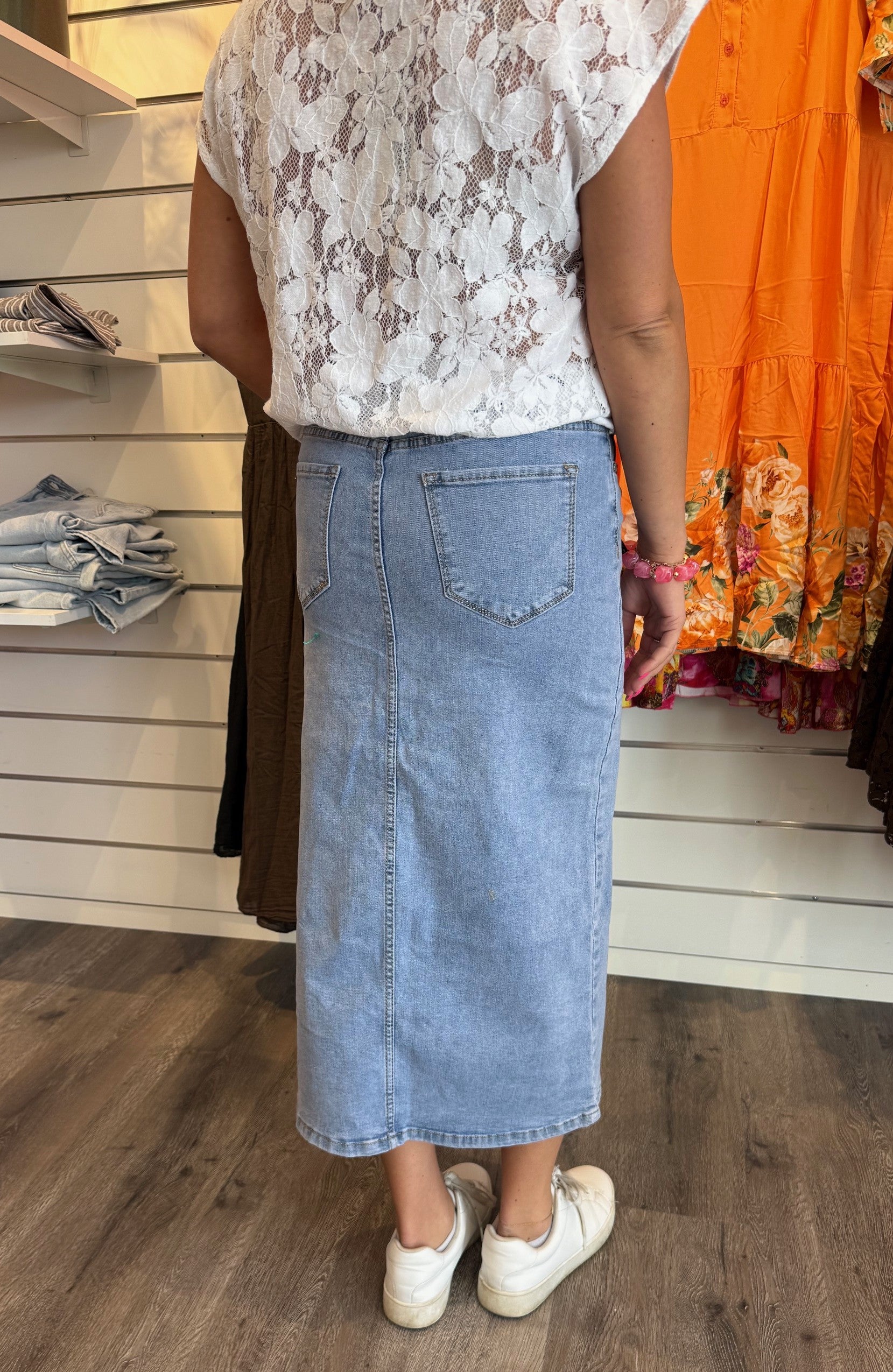 Cassie Jeanskjol Denim