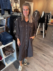 Solene Manchester Skjortklänning Choco