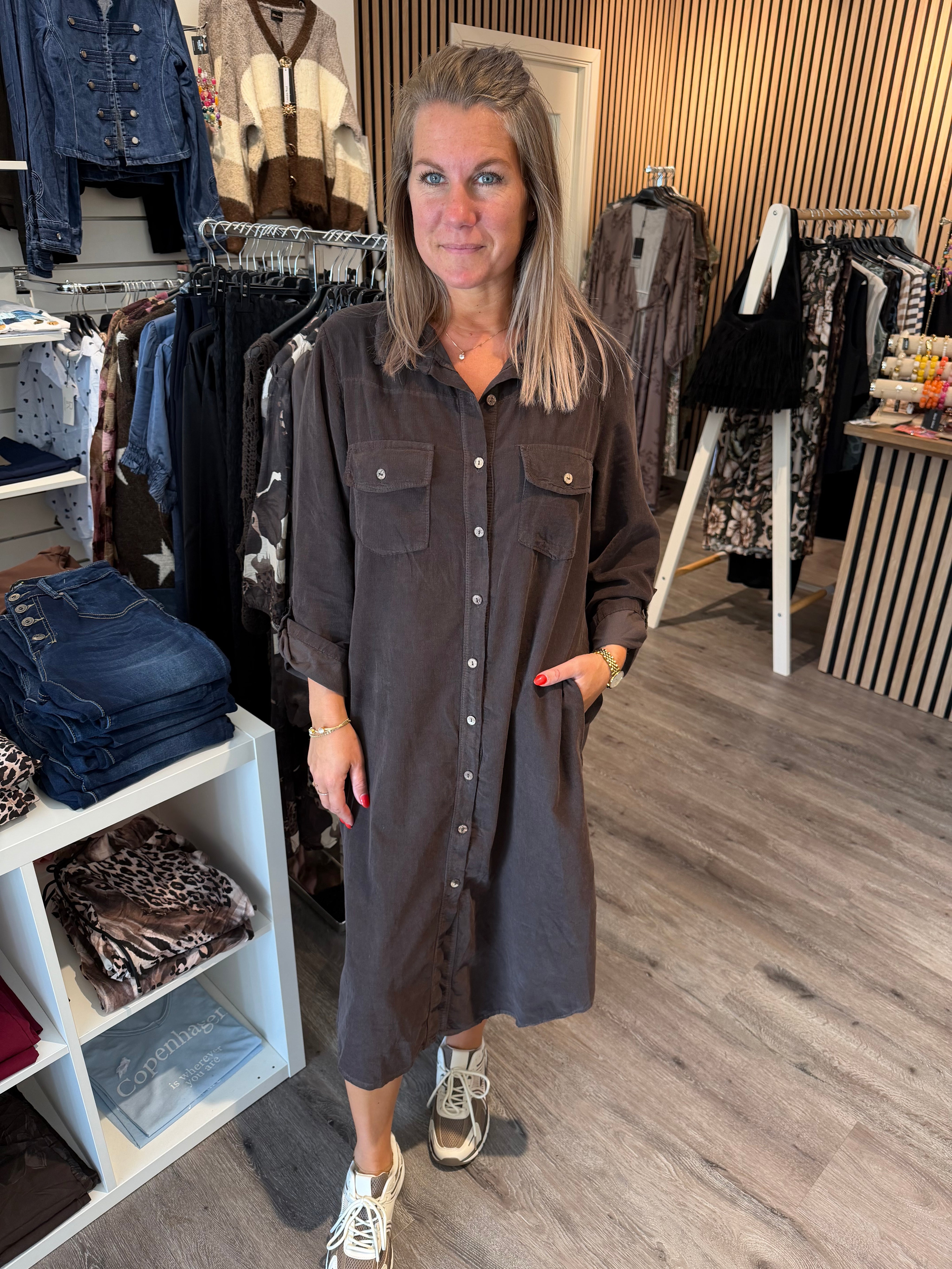 Solene Manchester Skjortklänning Choco