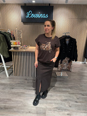 Linda Tshirt Scooter  Choco