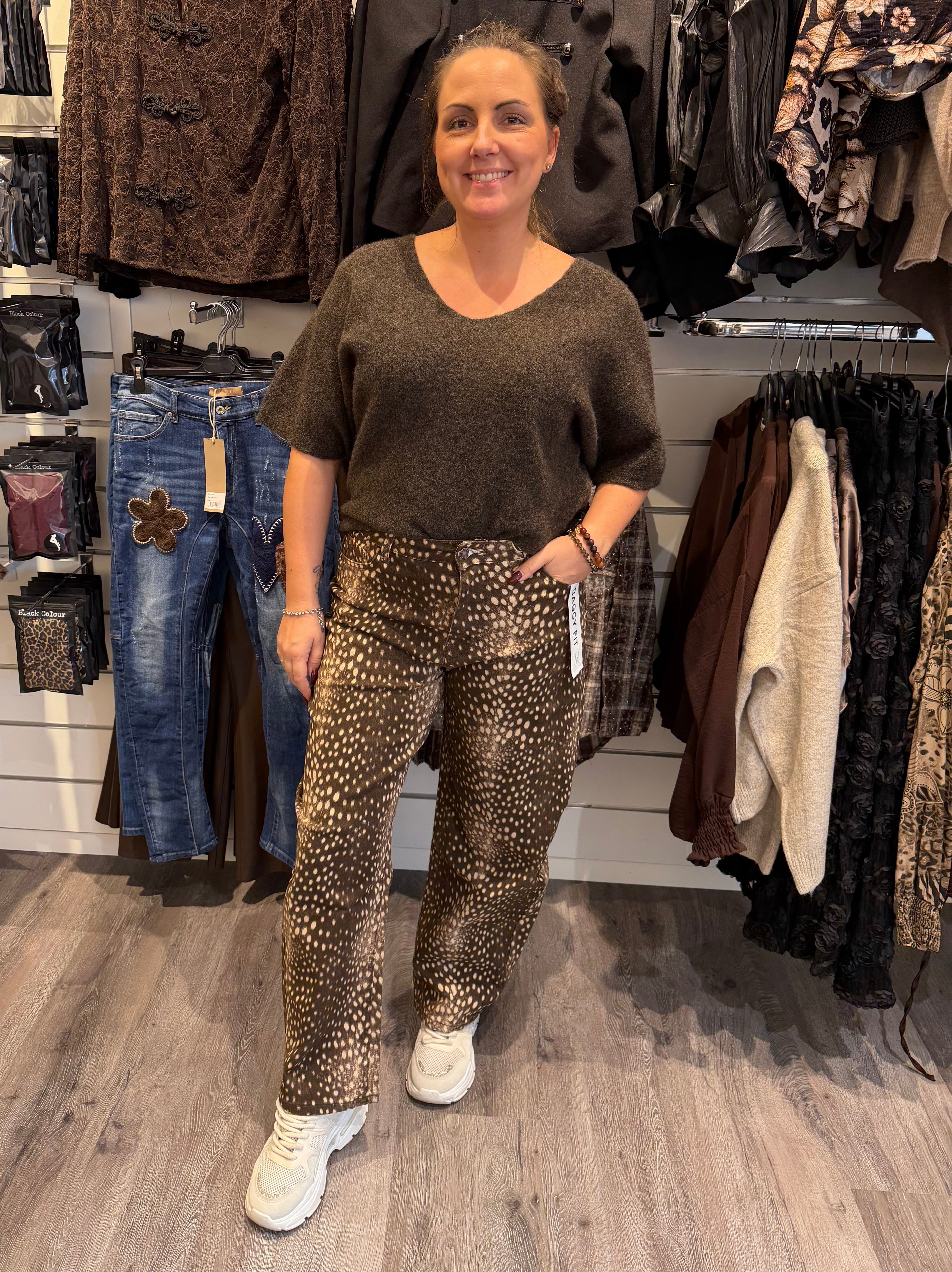 Malin Jeans 2851  Brun/Beige