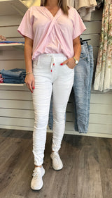 Emma Jeans Vit MDC122