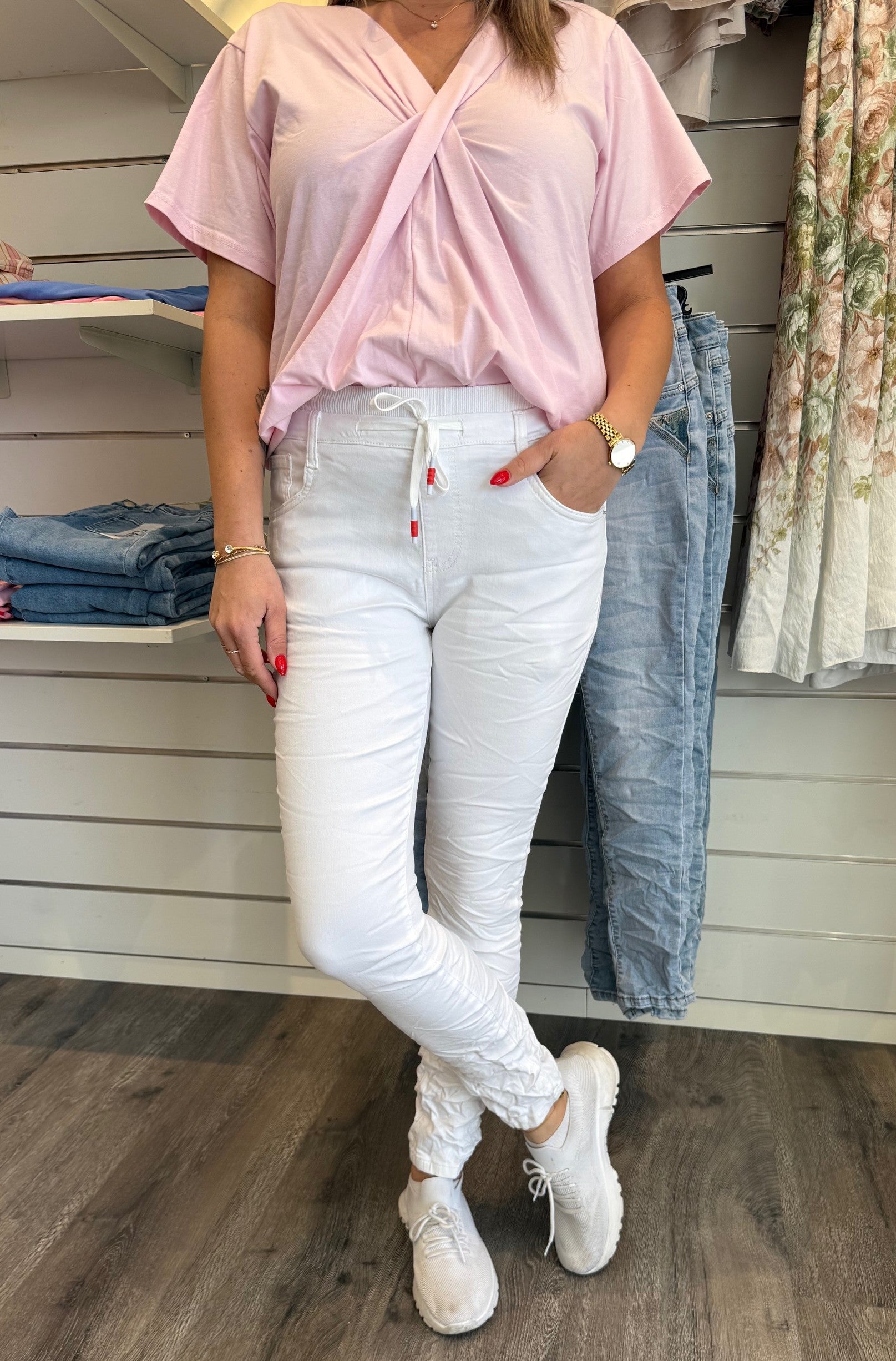Emma Jeans Vit MDC122