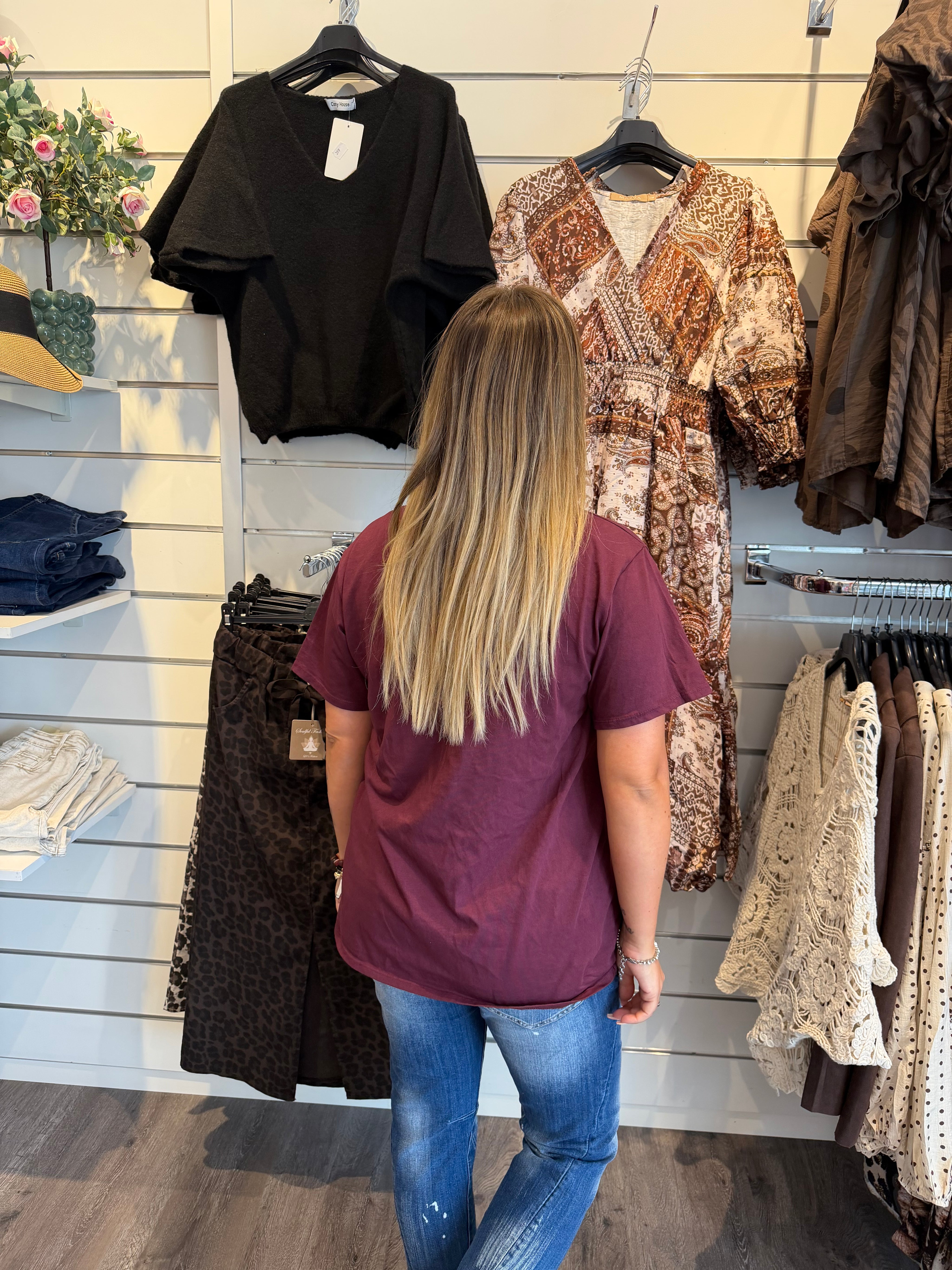 Inge Tshirt Tax Bordo