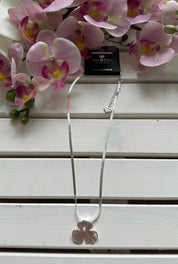 Gemini Halsband Blomma Silver A258-25 Col02
