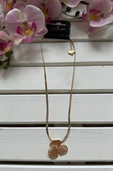 Gemini Halsband Blomma Guld A258-25 Col15