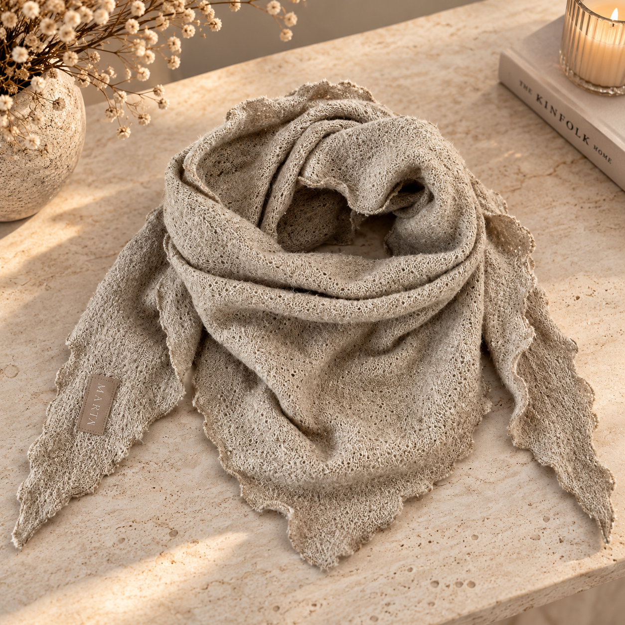 Bibby Halsduk Beige