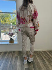 Ilma Glansiga Magiska Byxor Beige