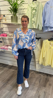 Jenna - Jeans - Flare - Mörk denim - Nyhet