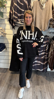Jenna Jeans Flare Svart