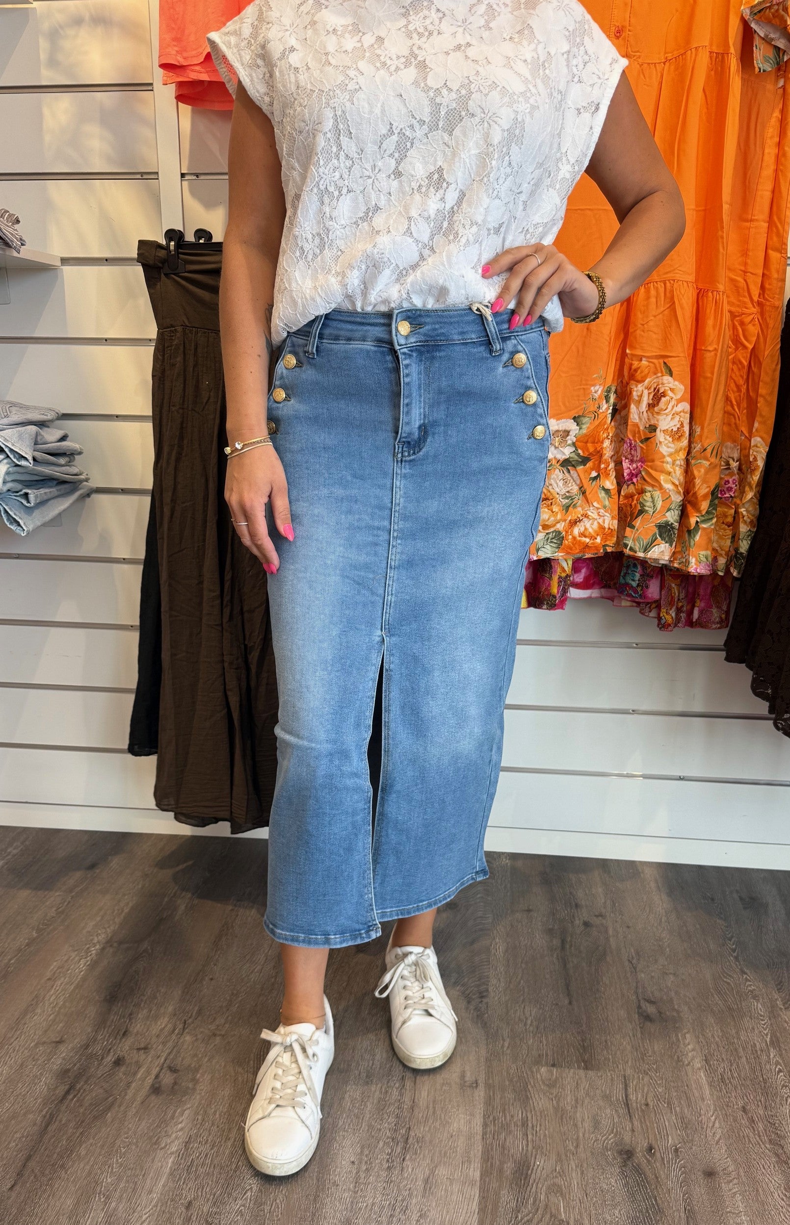 Karin Jeanskjol Denim