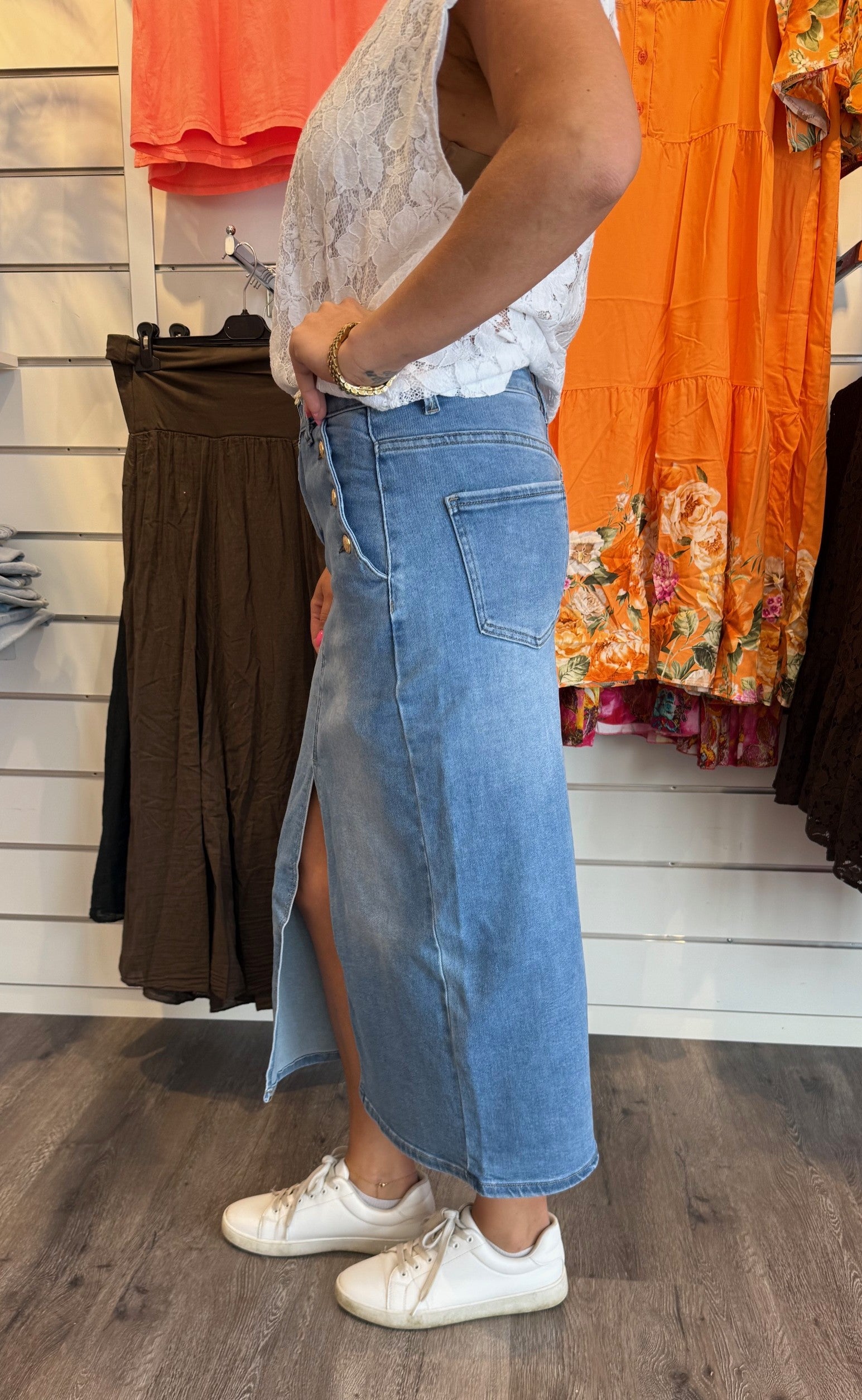 Karin Jeanskjol Denim