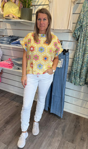 Kasimira Topp Flower Gul