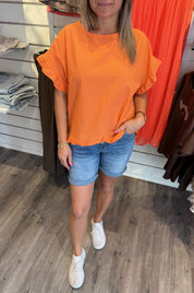 Kasimira - Topp - Orange- Nyhet