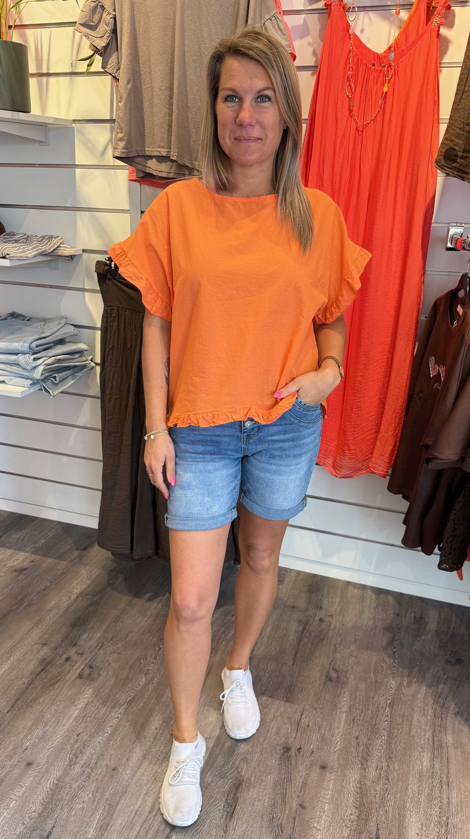 Kasimira - Topp - Orange- Nyhet