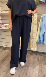 Lilly - Byxa med resår - Navy