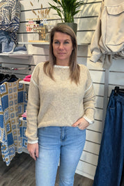 Linette - Tröja- Beige