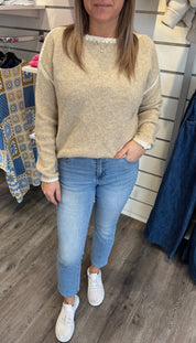 Linette - Tröja- Beige