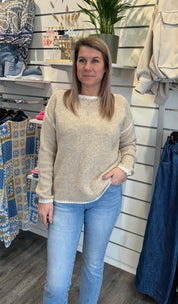 Linette - Tröja- Beige