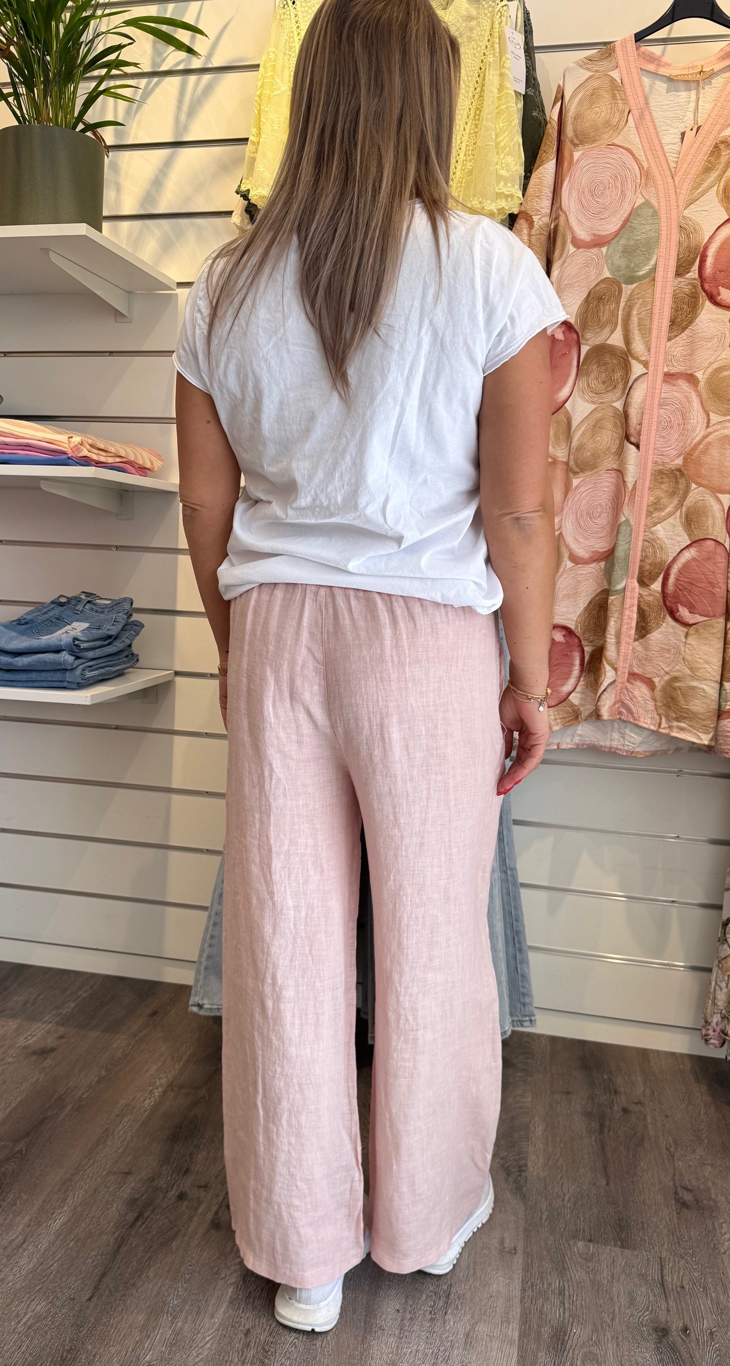 Katja Linnebyxa Rosa