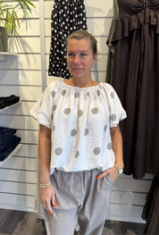 Luciana Topp 26136 Prickar Cream