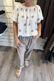 Luciana Topp 26136 Prickar Cream