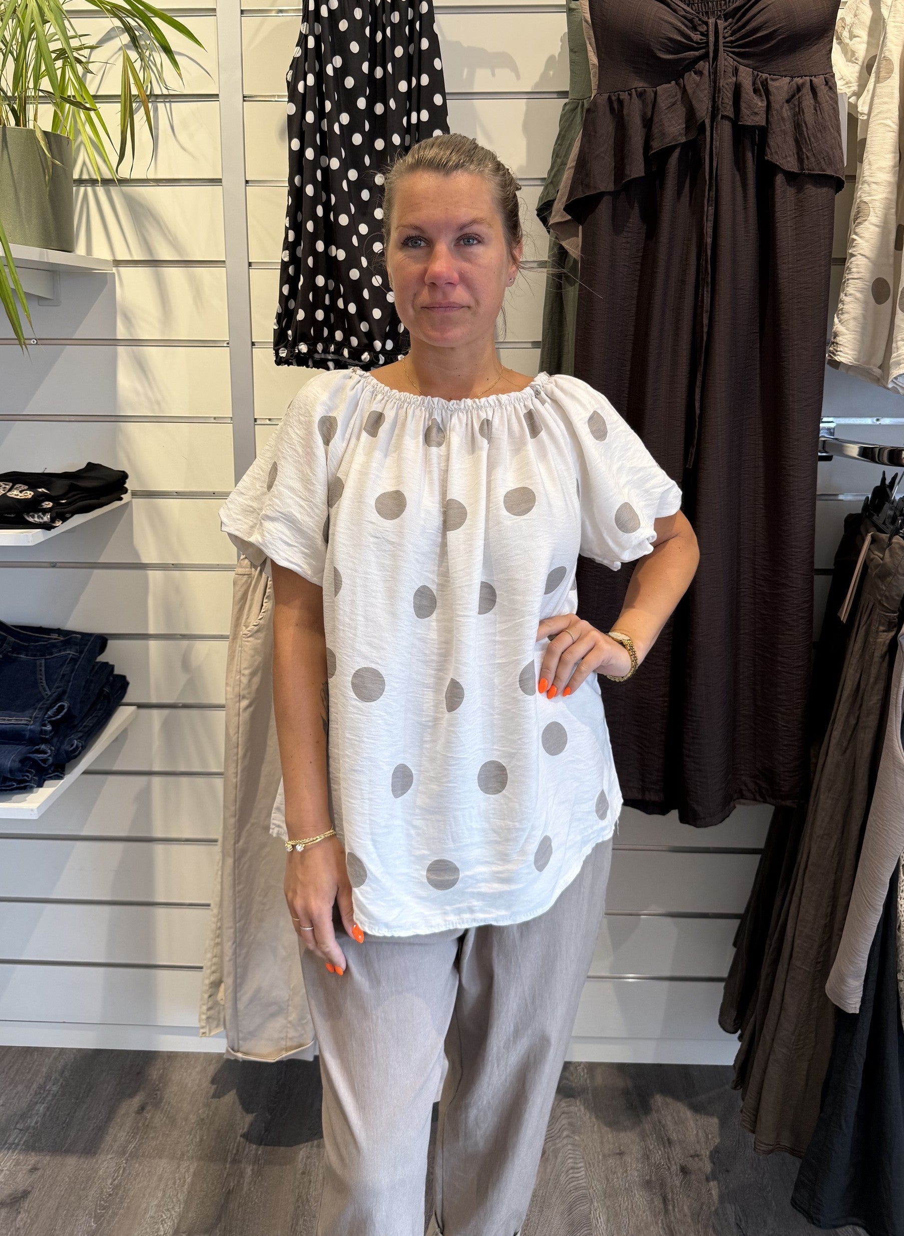 Luciana Topp 26136 Prickar Cream