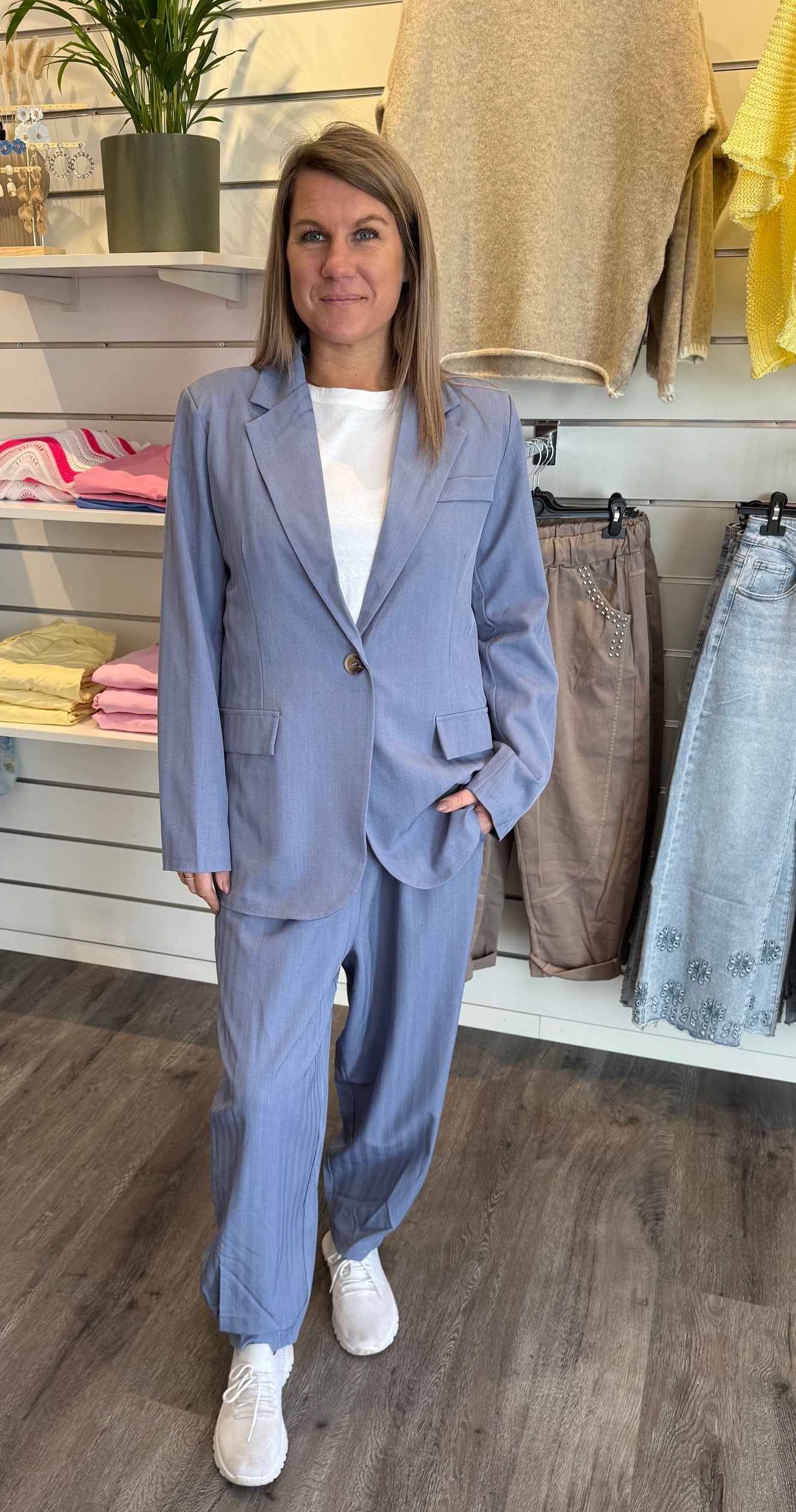 Zelia - Ballongbyxa - Jeansblå