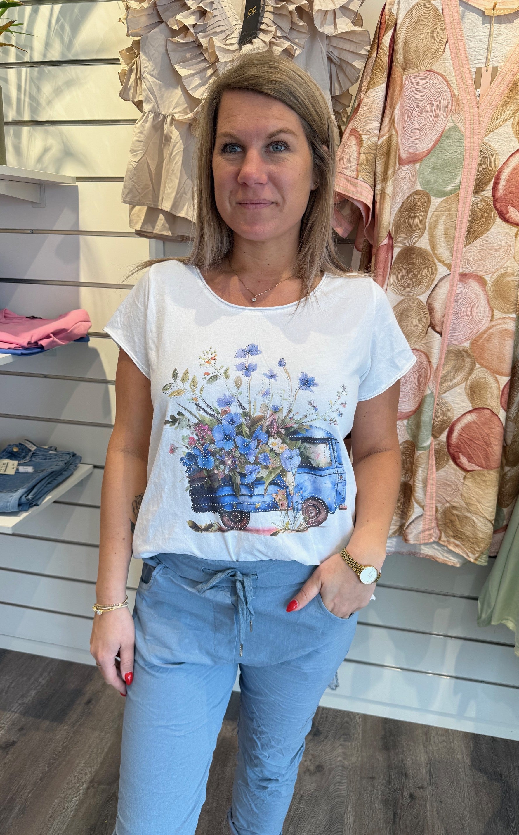 Marie Tshirt Buss Blå