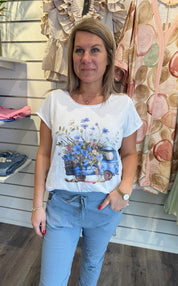 Marie Tshirt Buss Blå