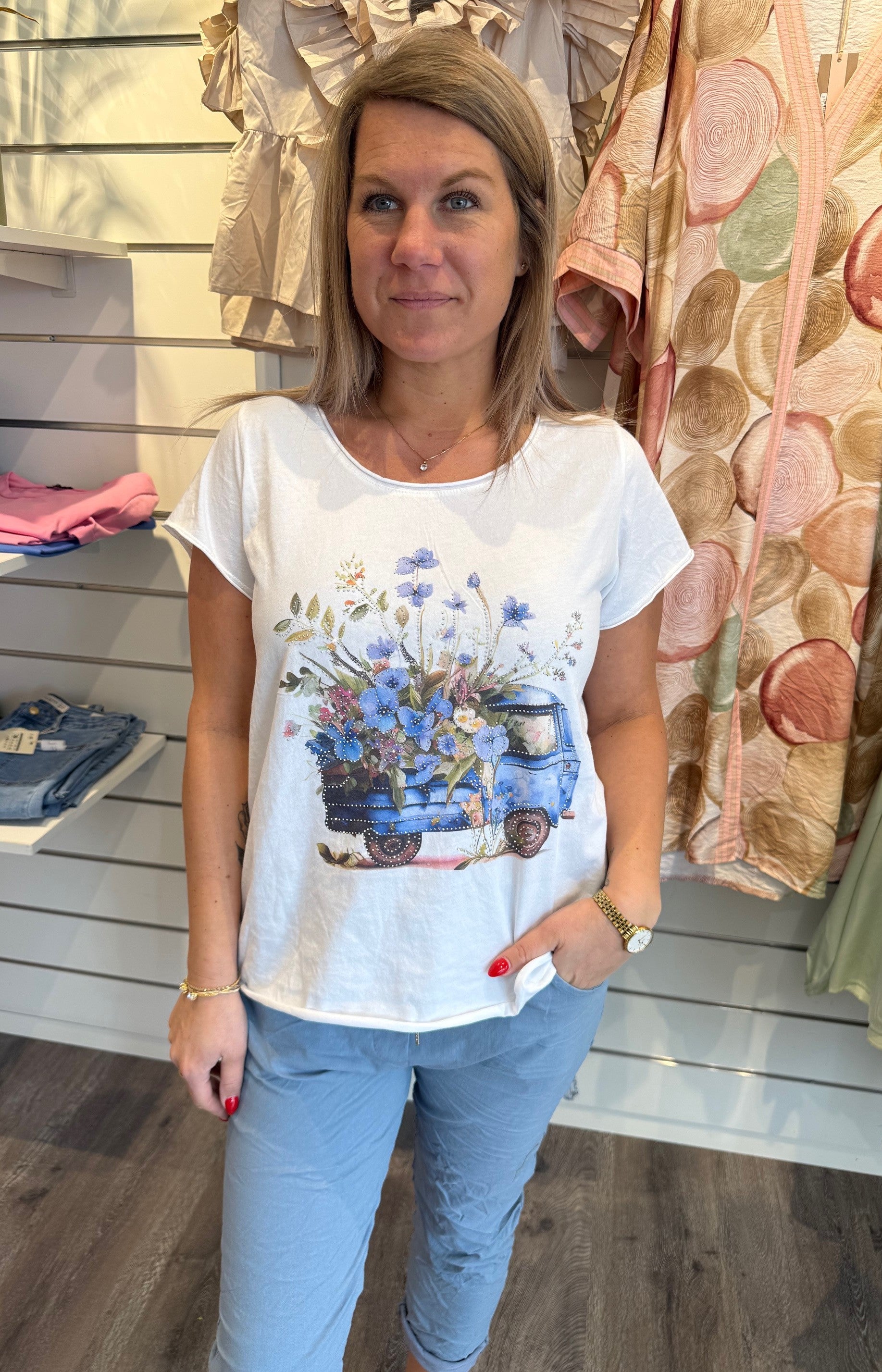 Marie Tshirt Buss Blå