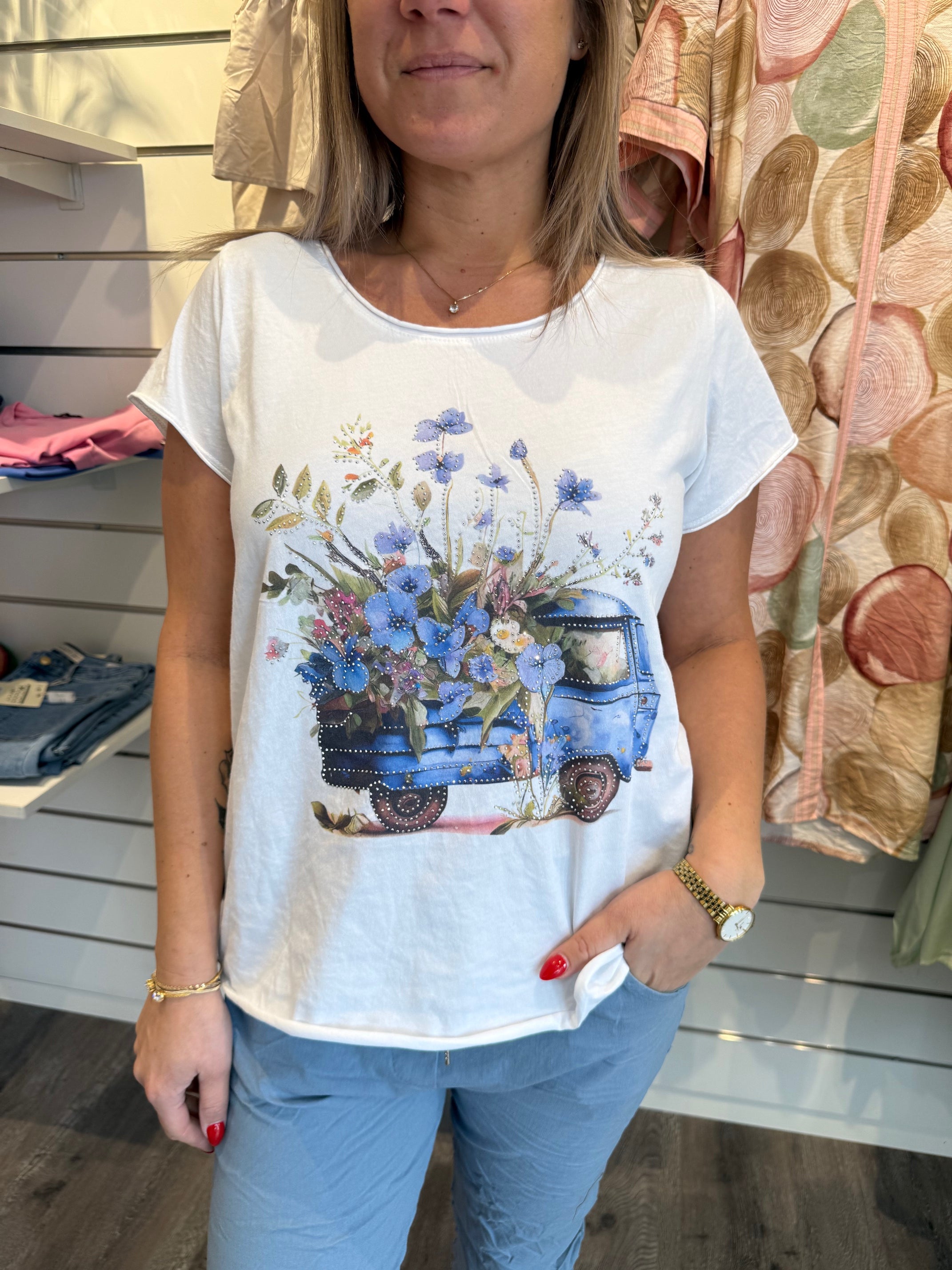 Marie Tshirt Buss Blå