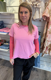 BCAnnie Meshtopp  Rosa Prickig